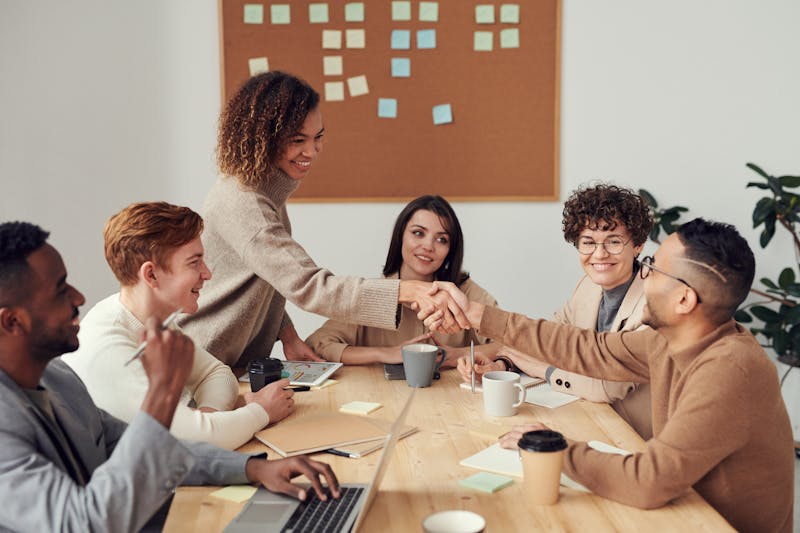 Canadian real estate professionals collaborating online